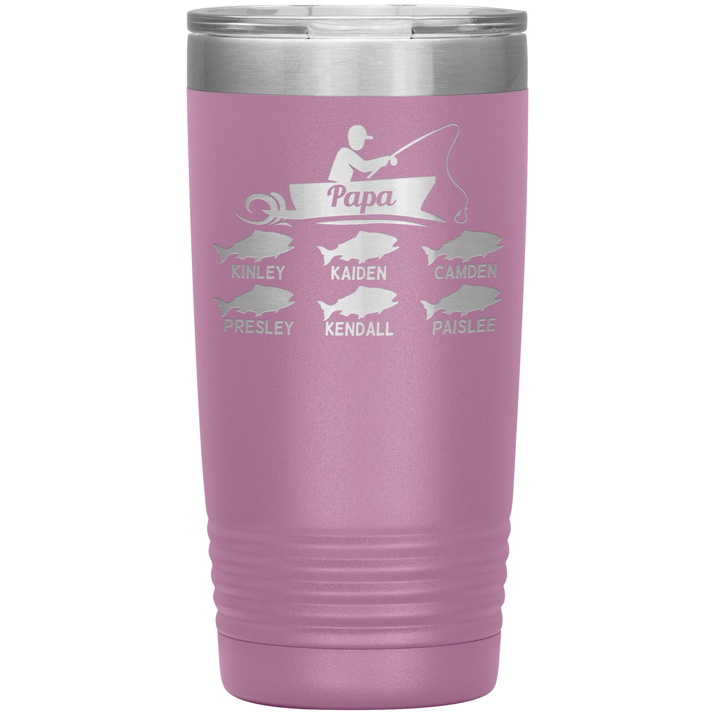 Papa Fishing Tumbler