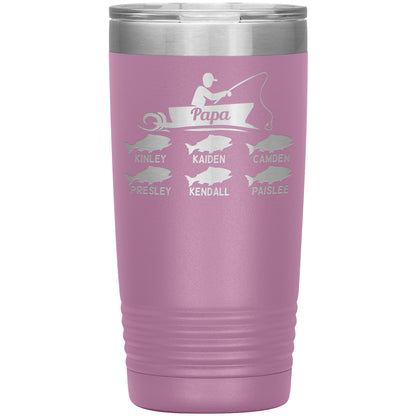 Papa Fishing Tumbler