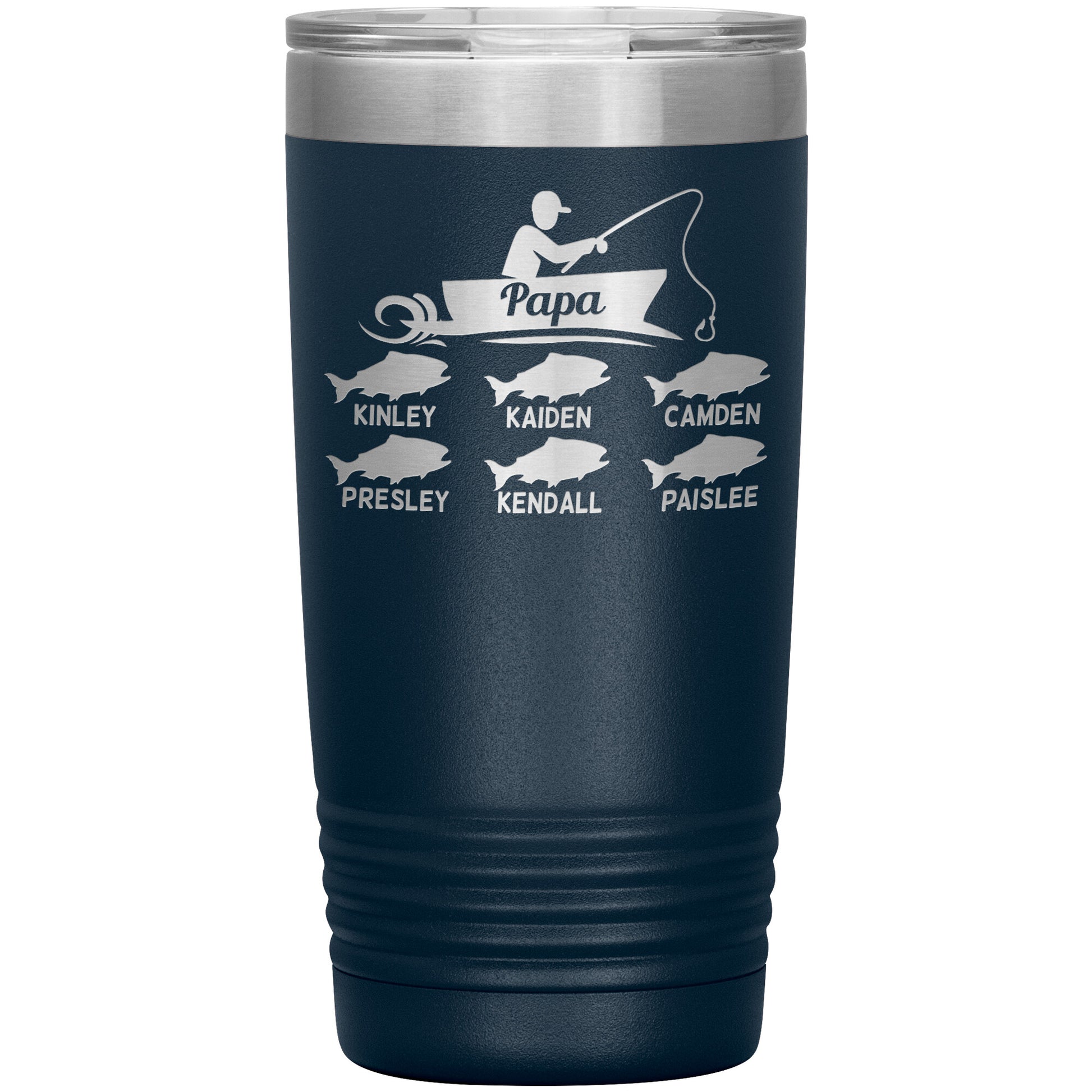 Papa Fishing Tumbler