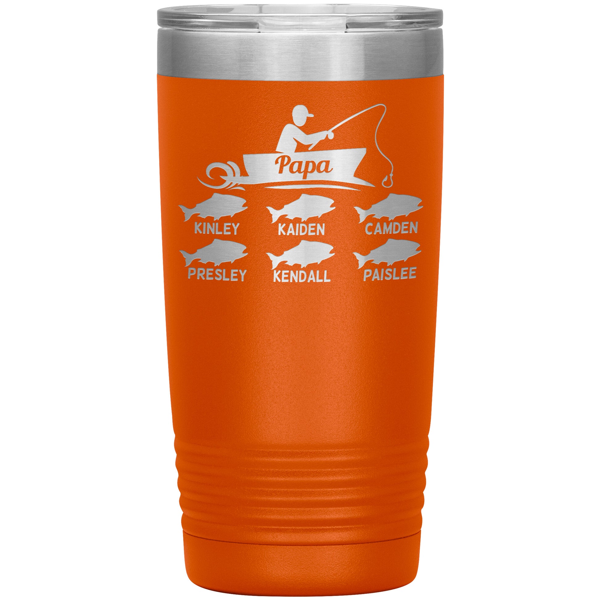 Papa Fishing Tumbler