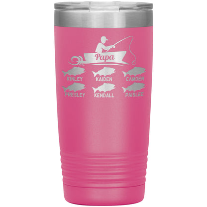 Papa Fishing Tumbler