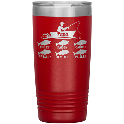 Papa Fishing Tumbler