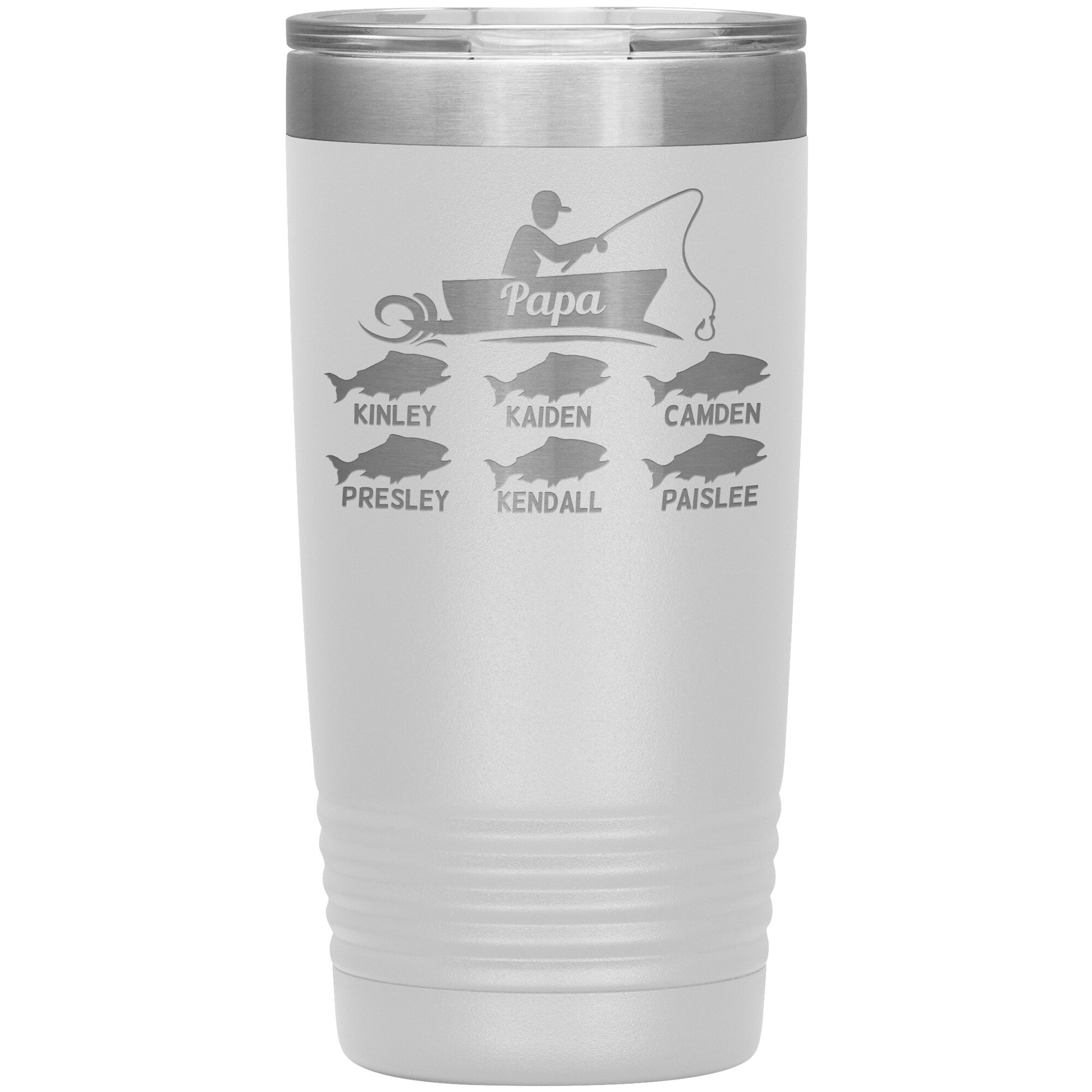 Papa Fishing Tumbler