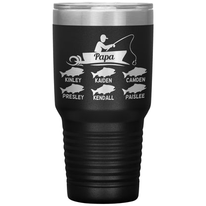 Papa Fishing Tumbler