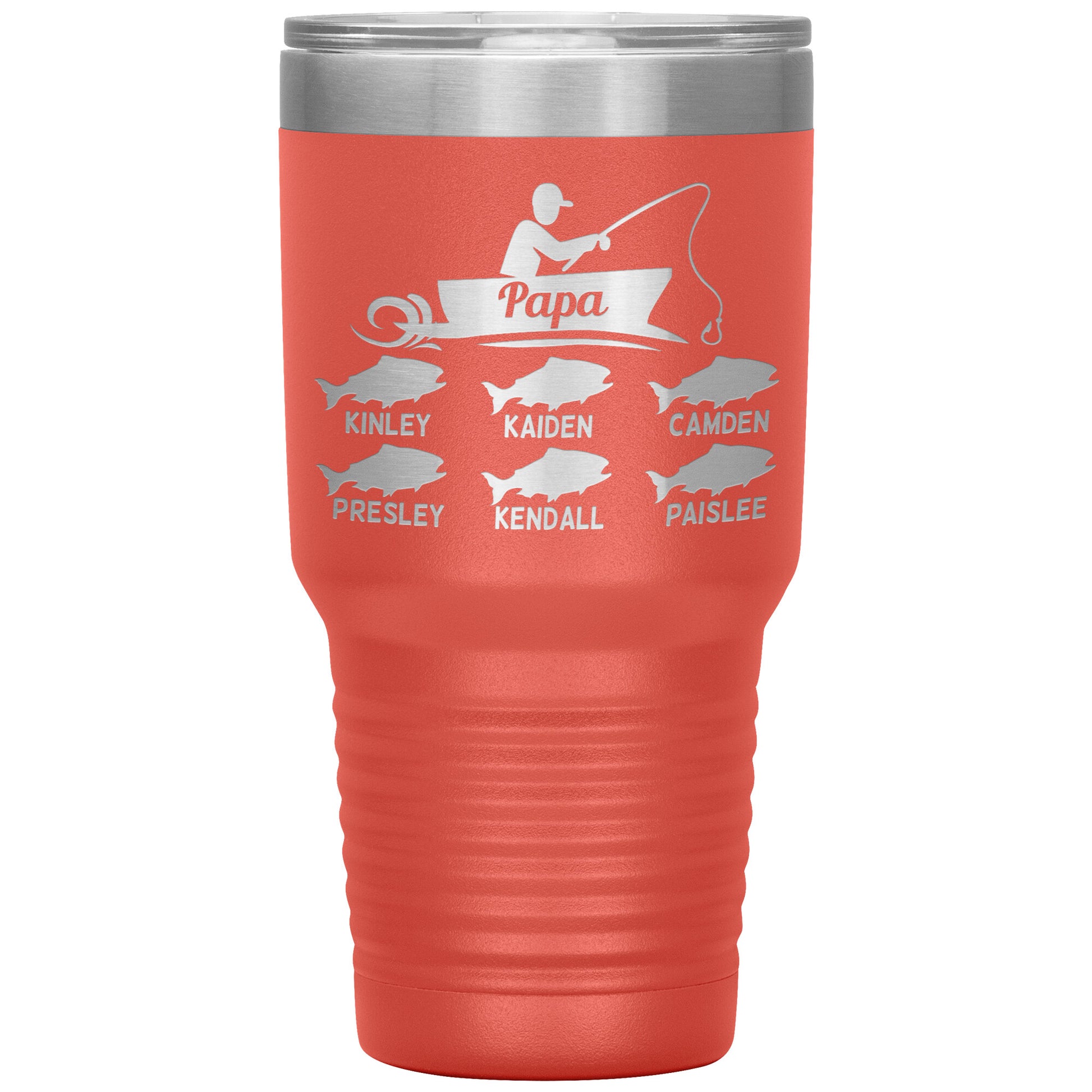 Papa Fishing Tumbler