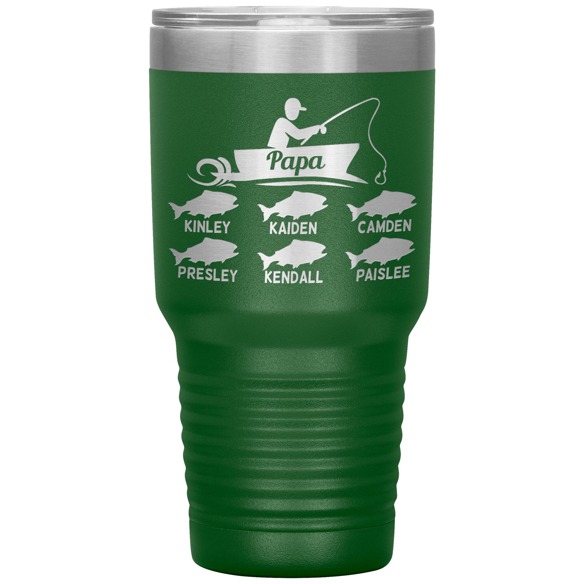 Papa Fishing Tumbler