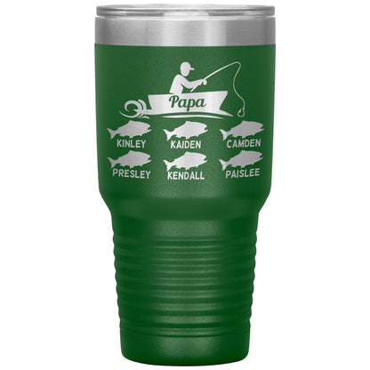 Papa Fishing Tumbler