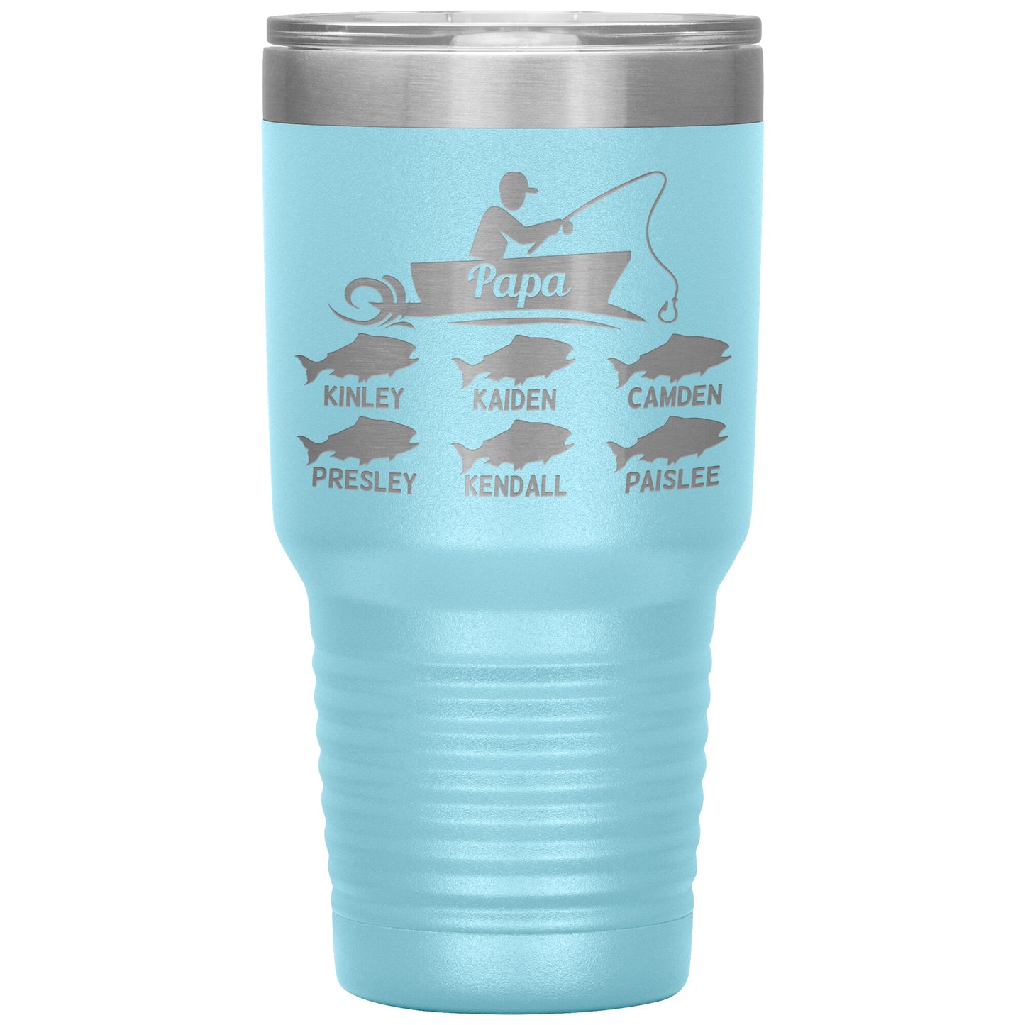 Papa Fishing Tumbler