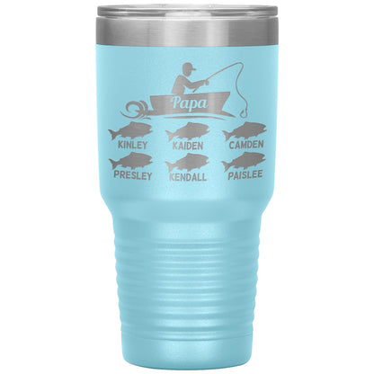 Papa Fishing Tumbler