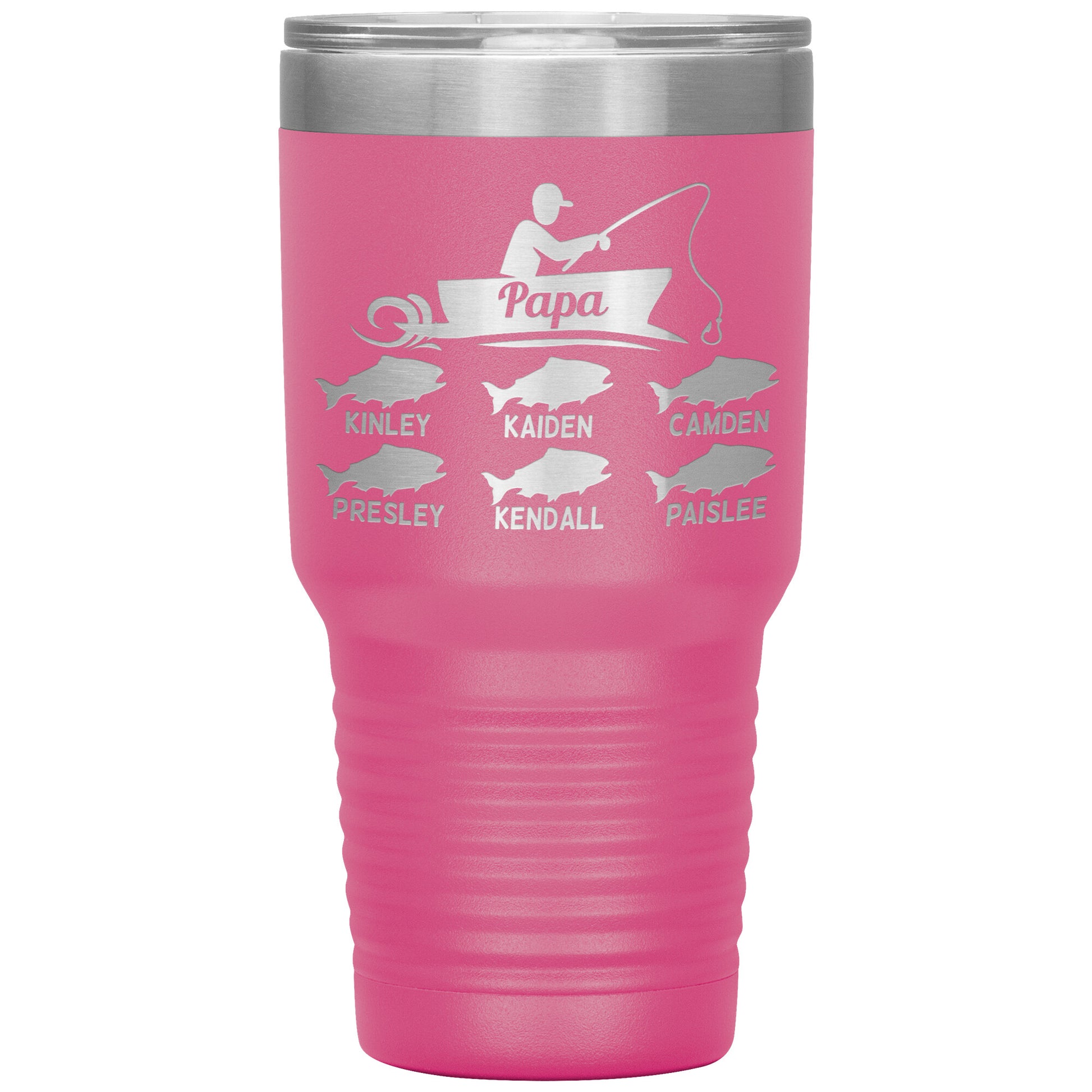 Papa Fishing Tumbler