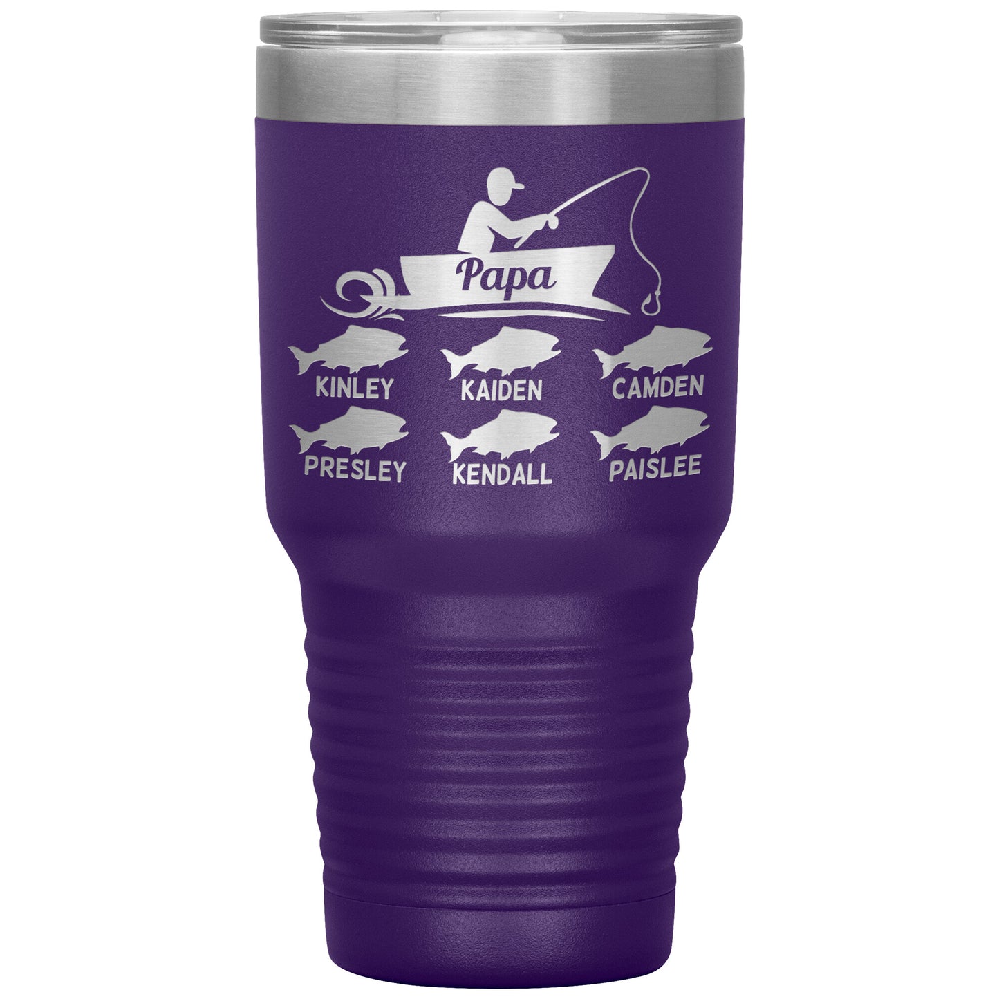 Papa Fishing Tumbler