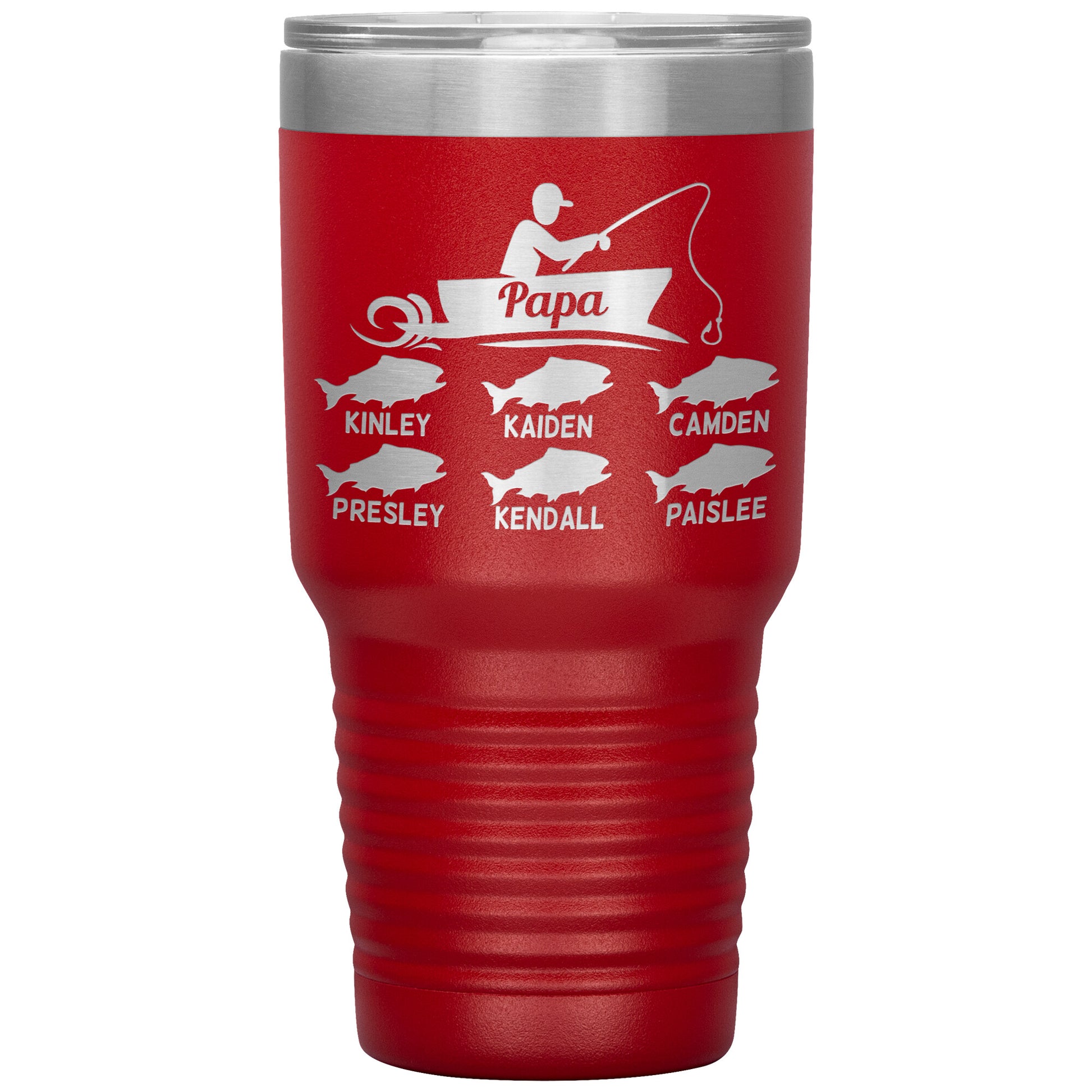 Papa Fishing Tumbler