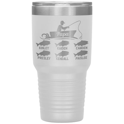 Papa Fishing Tumbler