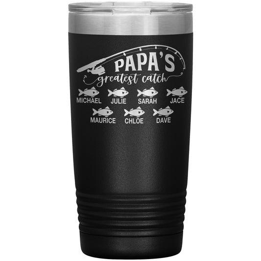 Papa's Greatest Catch Tumbler