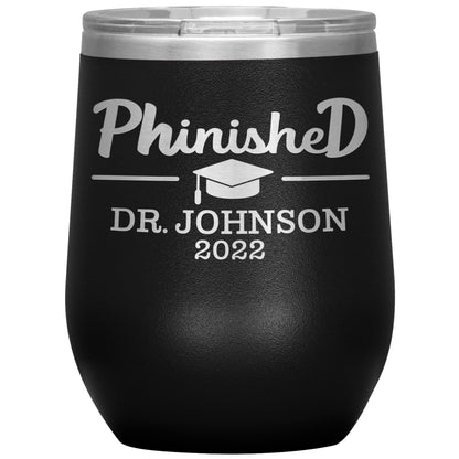 Phinised PhD Graduation Tumbler