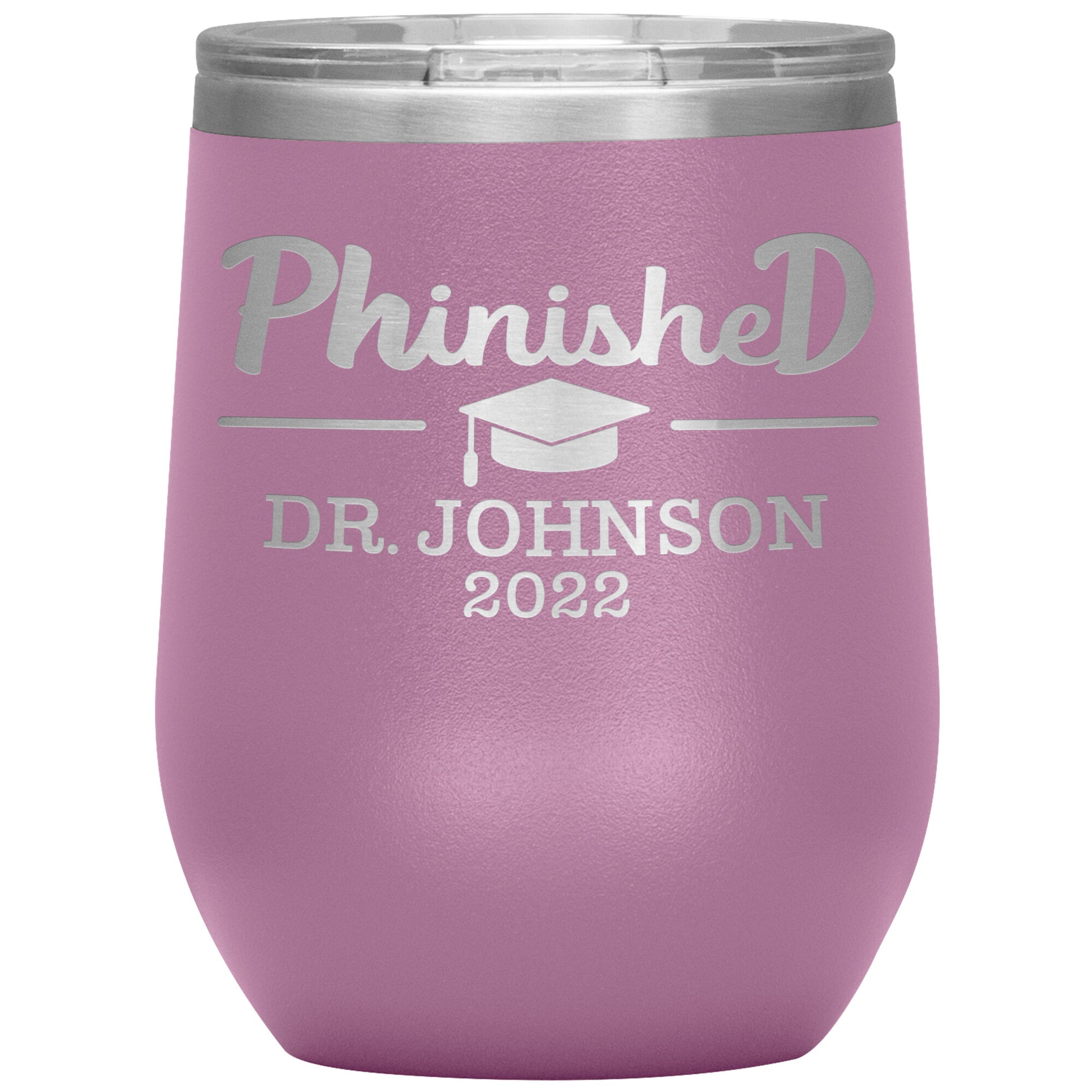 Phinised PhD Graduation Tumbler