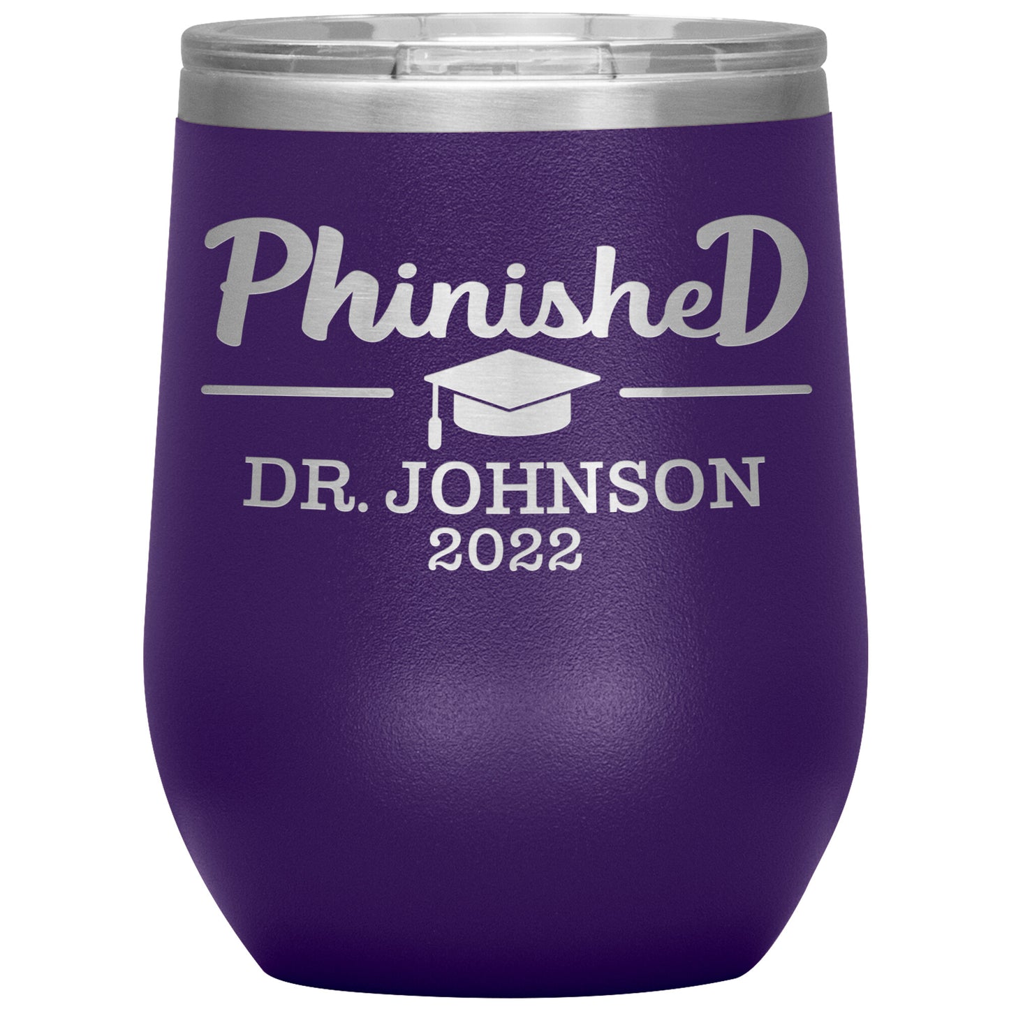 Phinised PhD Graduation Tumbler