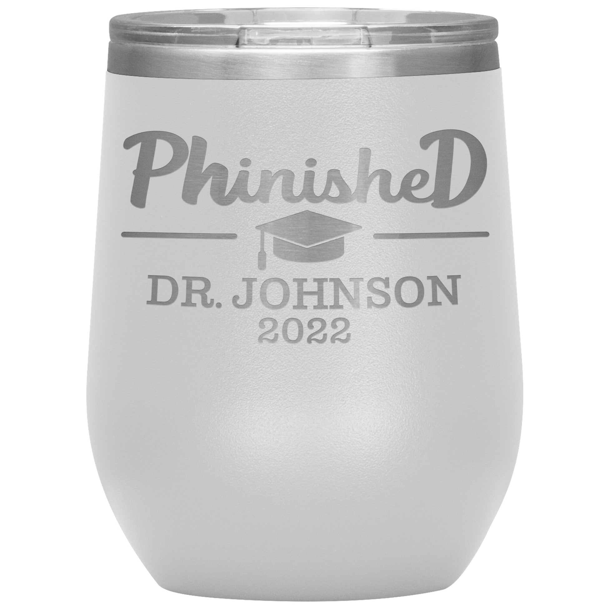 Phinised PhD Graduation Tumbler