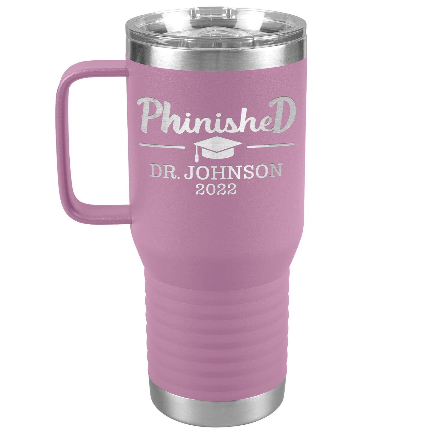 Phinised PhD Graduation Tumbler