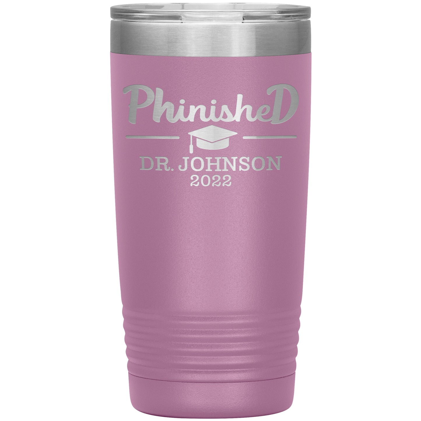 Phinised PhD Graduation Tumbler