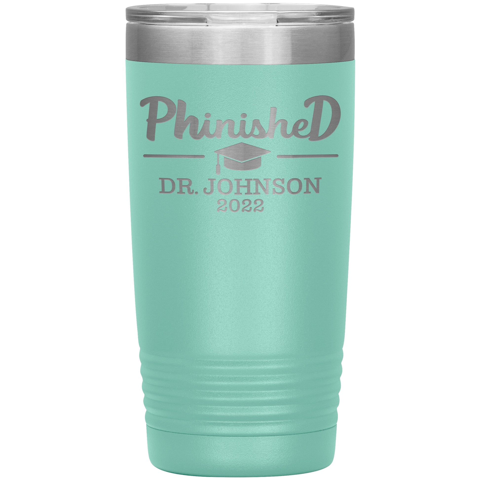 Phinised PhD Graduation Tumbler