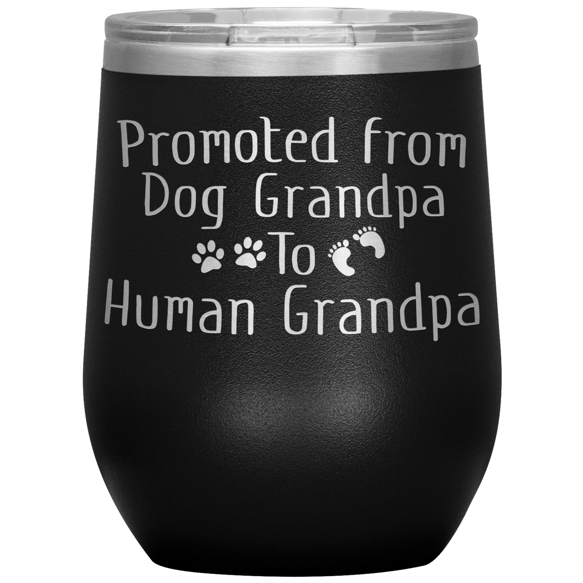 Promoted from Dog Grandpa to Human Grandpa Tumbler