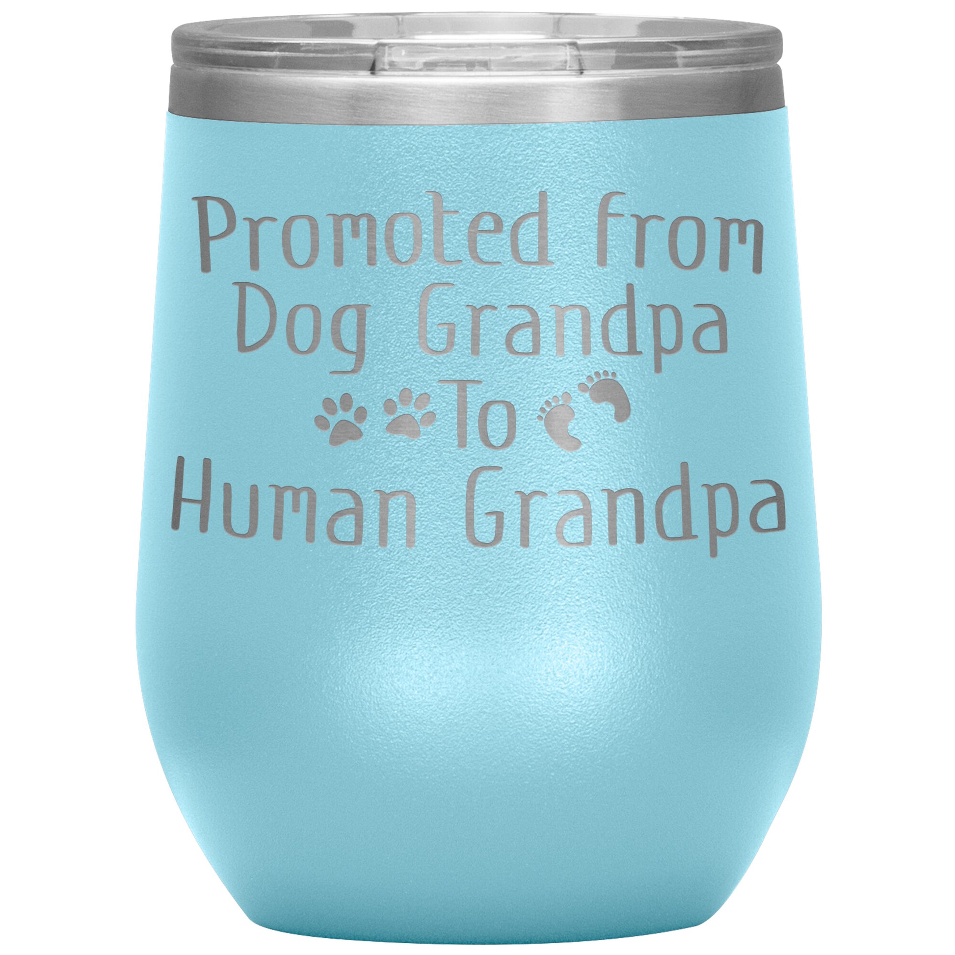 Promoted from Dog Grandpa to Human Grandpa Tumbler