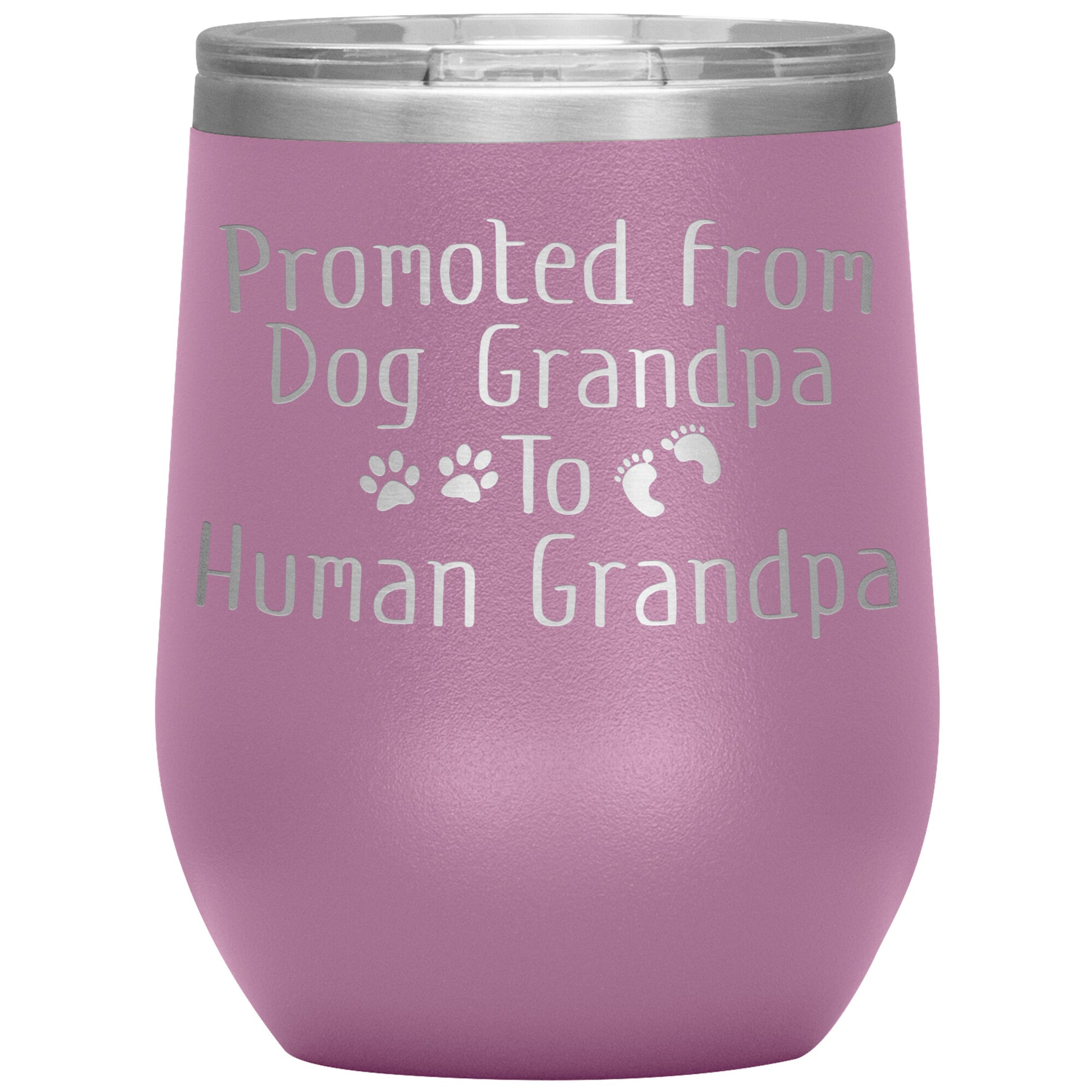 Promoted from Dog Grandpa to Human Grandpa Tumbler