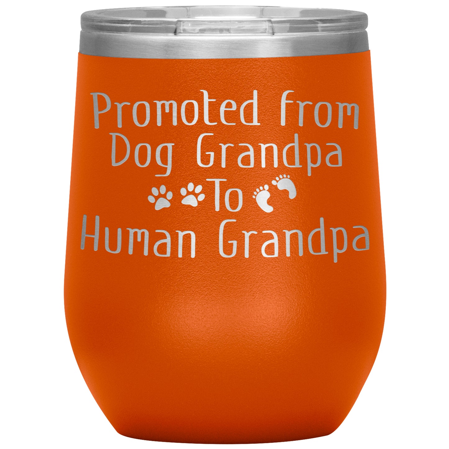 Promoted from Dog Grandpa to Human Grandpa Tumbler