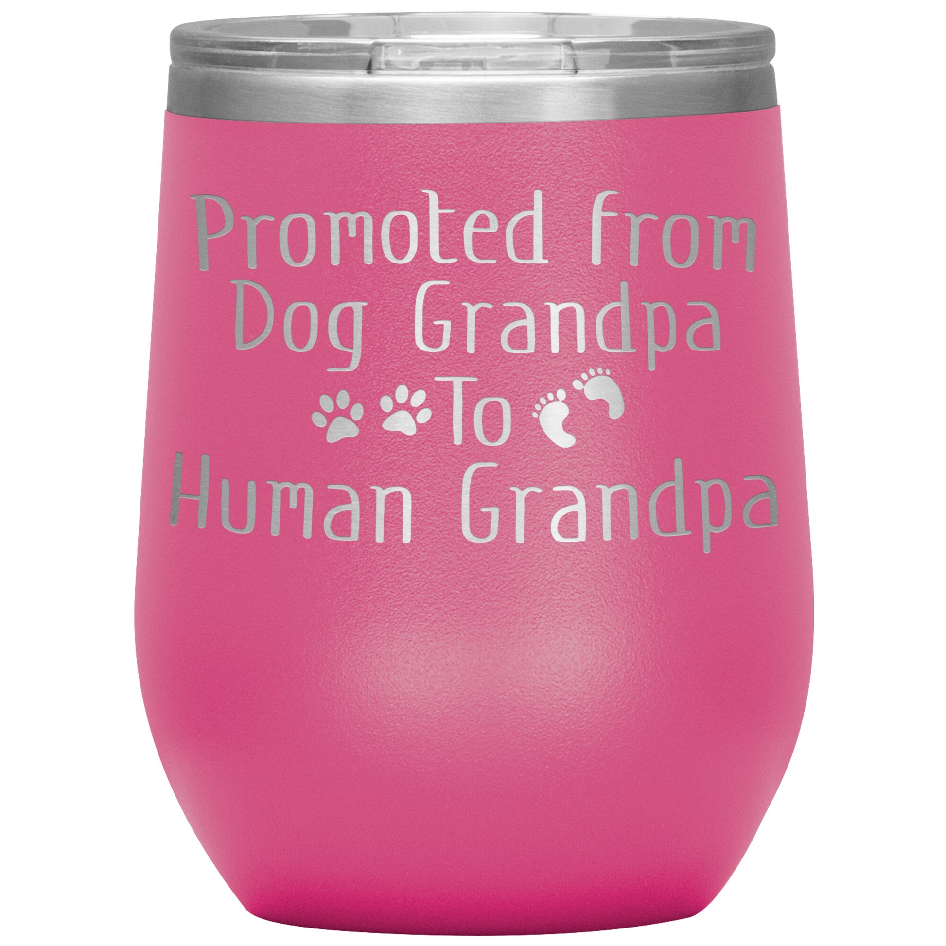 Promoted from Dog Grandpa to Human Grandpa Tumbler