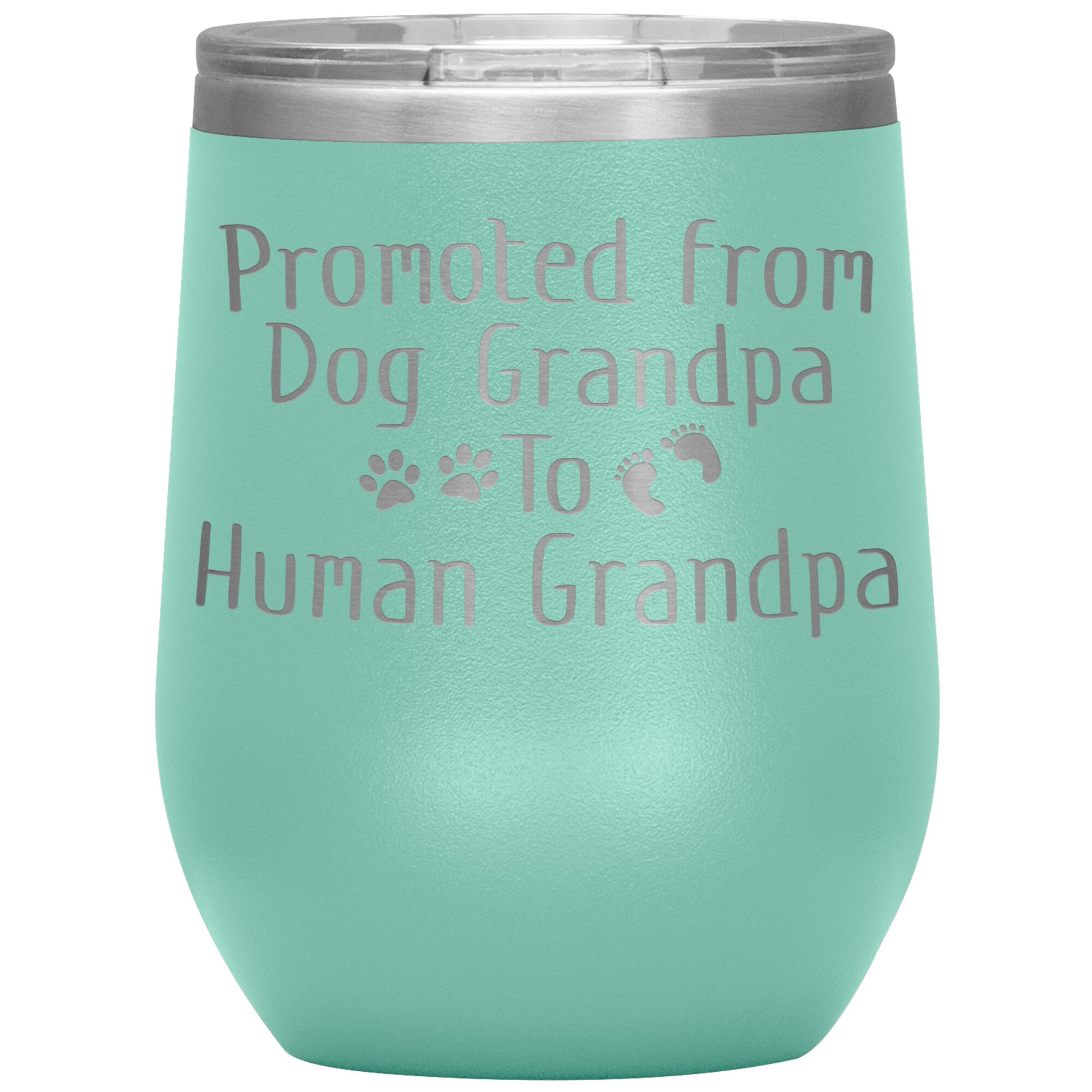 Promoted from Dog Grandpa to Human Grandpa Tumbler