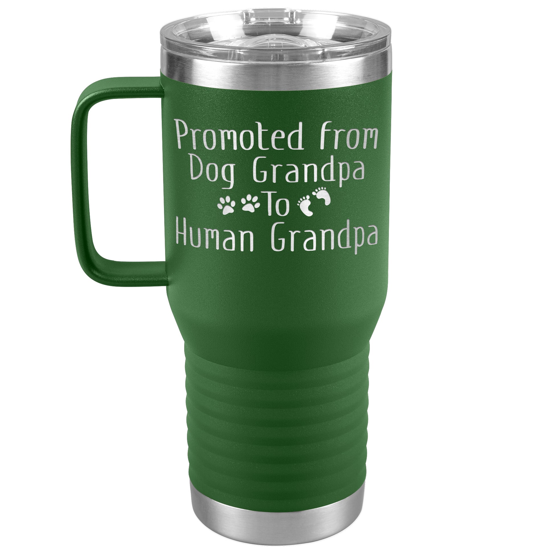 Promoted from Dog Grandpa to Human Grandpa Tumbler