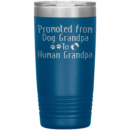 Promoted from Dog Grandpa to Human Grandpa Tumbler