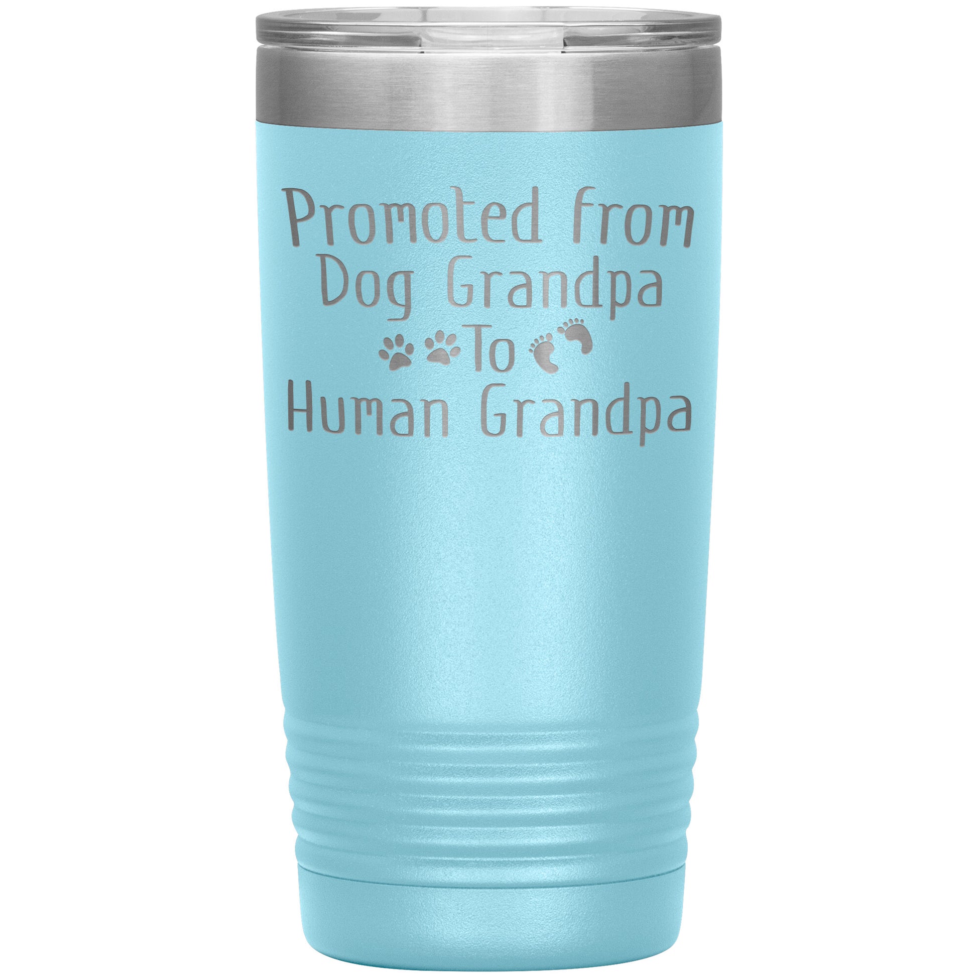 Promoted from Dog Grandpa to Human Grandpa Tumbler