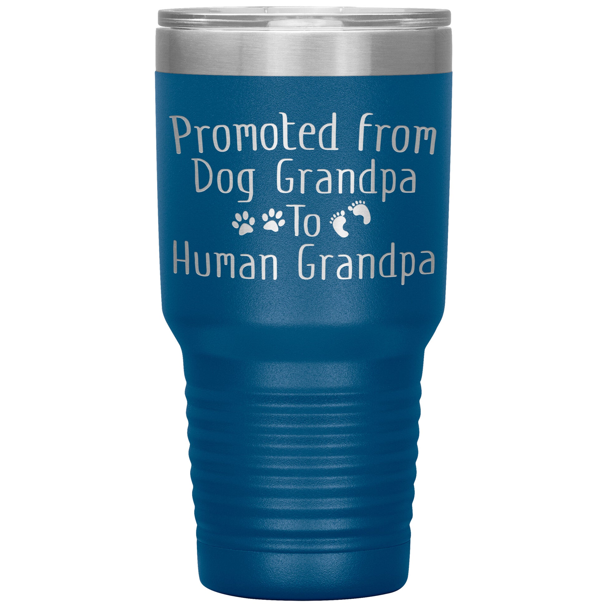 Promoted from Dog Grandpa to Human Grandpa Tumbler