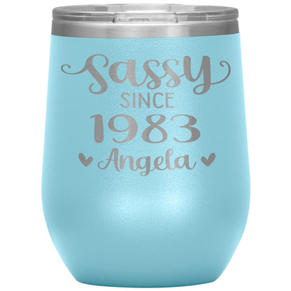 Sassy Since 1983 Birthday Tumbler