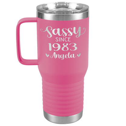 Sassy Since 1983 Birthday Tumbler