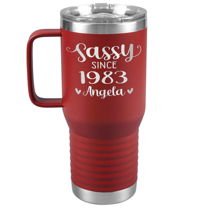 Sassy Since 1983 Birthday Tumbler