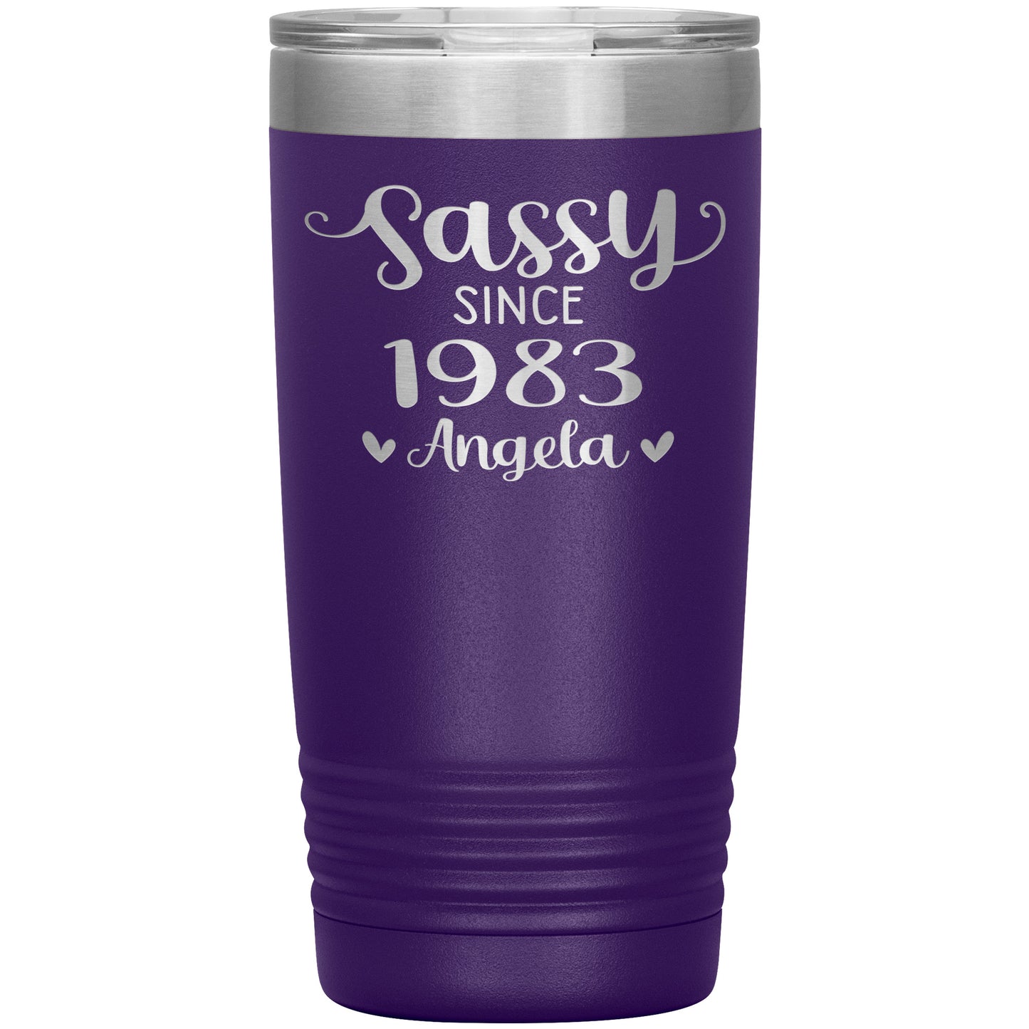 Sassy Since 1983 Birthday Tumbler