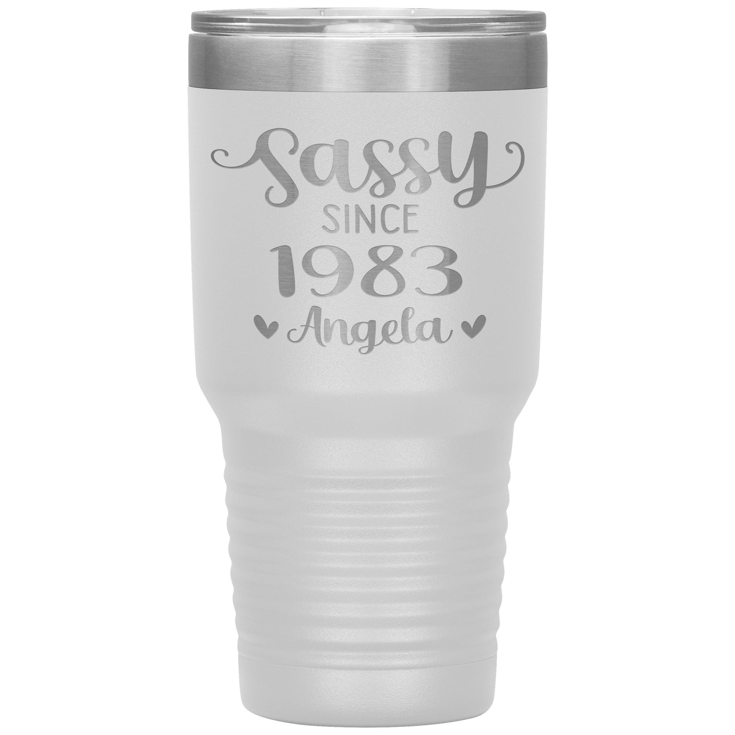 Sassy Since 1983 Birthday Tumbler