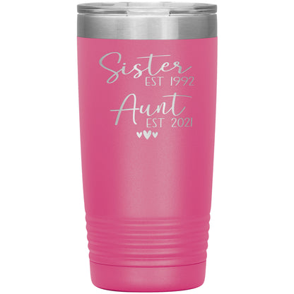 Sister Est Aunt Est Tumbler