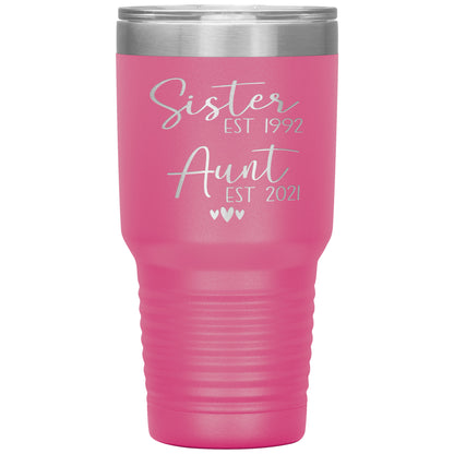 Sister Est Aunt Est Tumbler