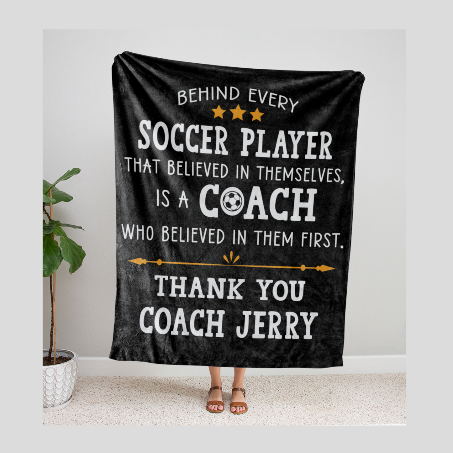Soccer Coach Blanket