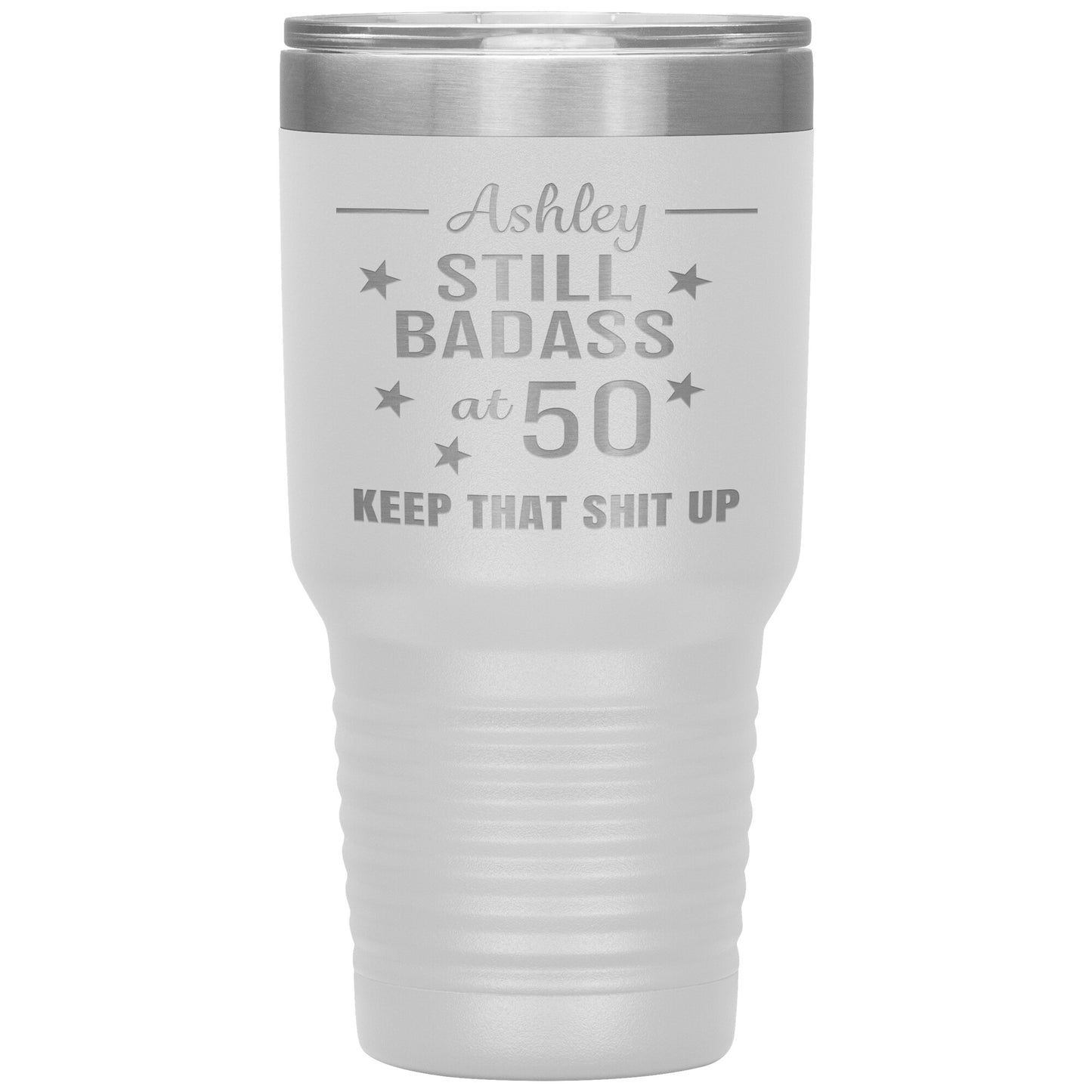 Still Badass at 50 Tumbler