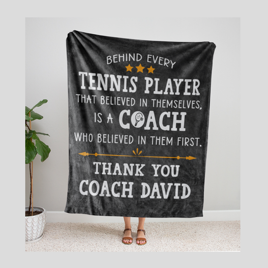 Tennis Coach Blanket