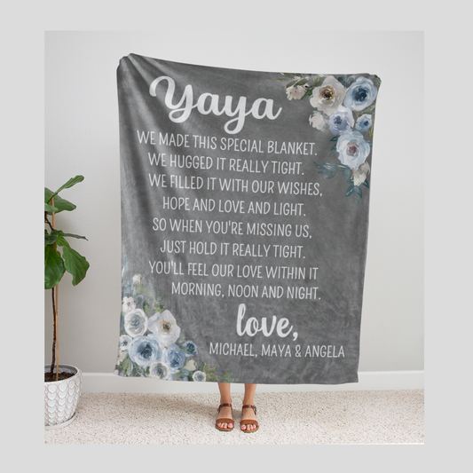 Yaya Special Grandkid Blanket