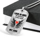 Angel in Heaven My Son Dog Tag Necklace