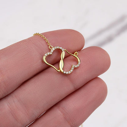 Happy 1st Anniversary I Will Always Choose You Infinity Heart Necklace