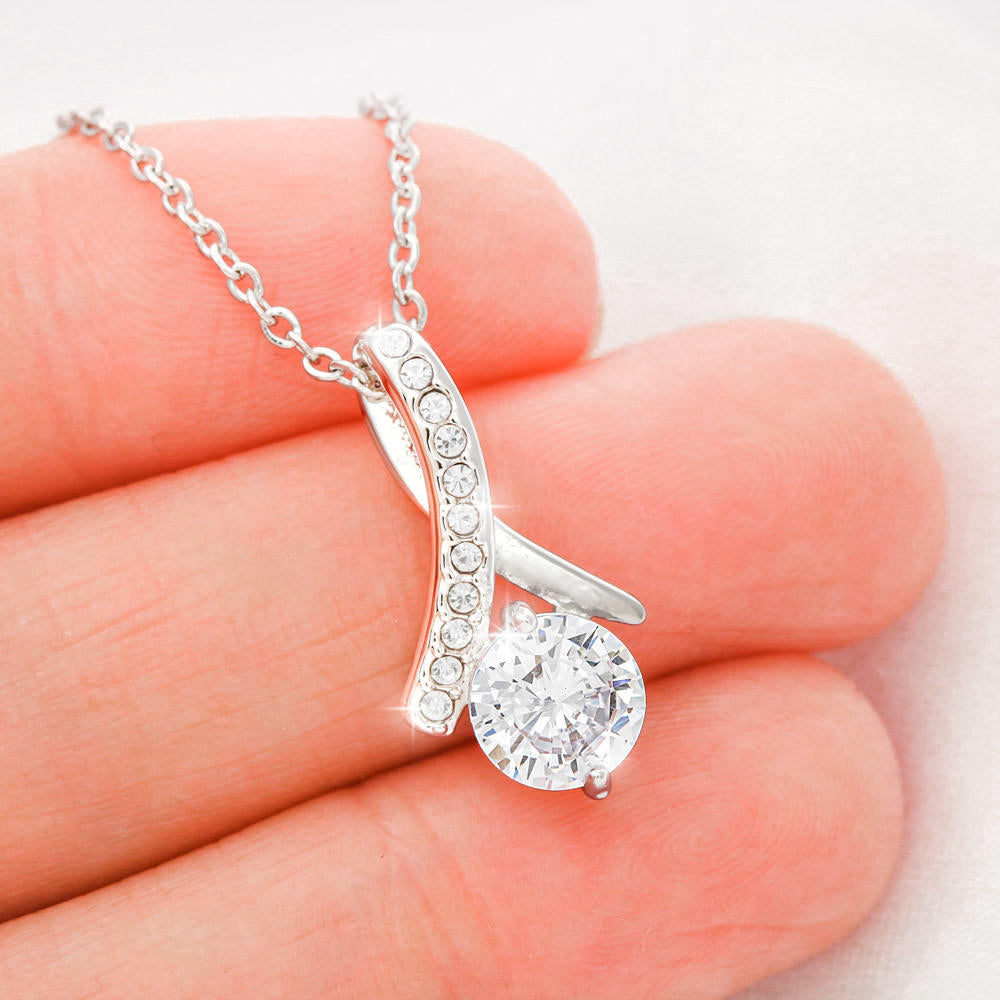 Amazing Girlfriend I Will Always Choose You Alluring Pendant Necklace