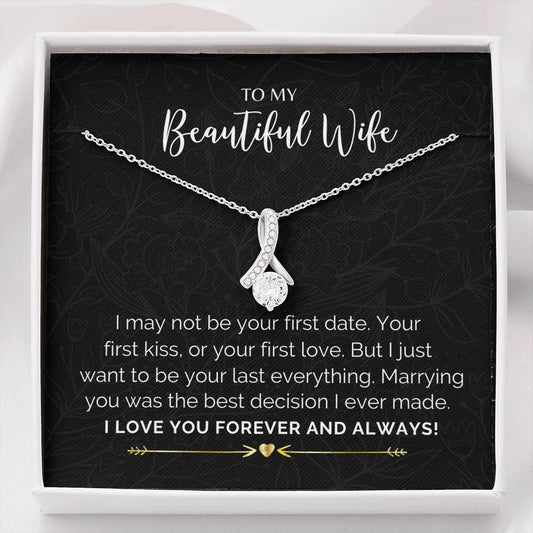 Beautiful Wife Best Decision I Made Alluring Beauty Necklace